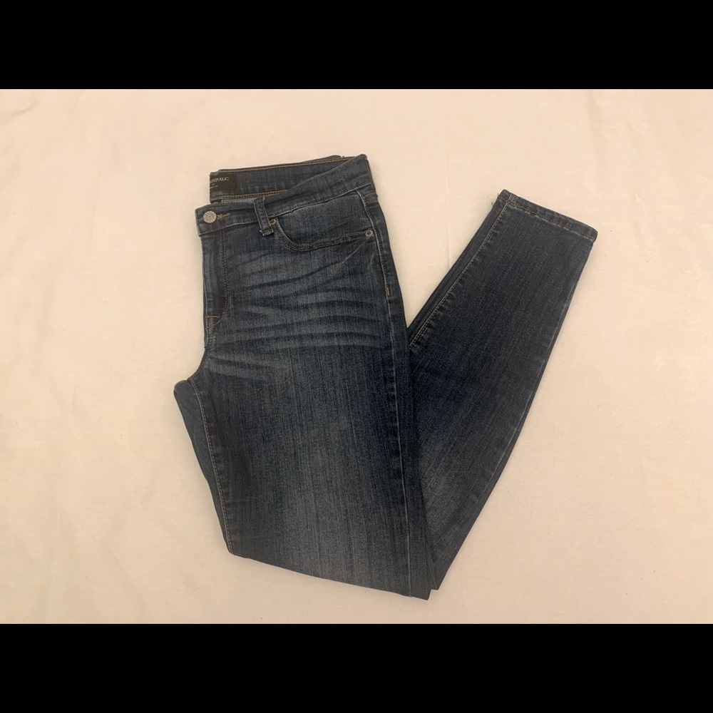 Banana Republic skinny fit jeans, medium wash, size 28/6